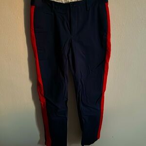 Calvin Klein Navy and Red Chinos